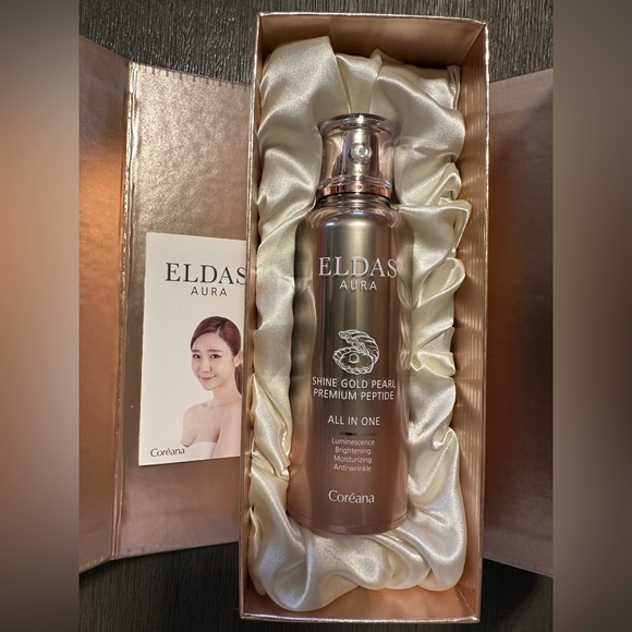 ELDAS AURA SHINE GOLD PEARL PREMIUM PEPTIDE COREANA 100ml - Picture 7 of 10